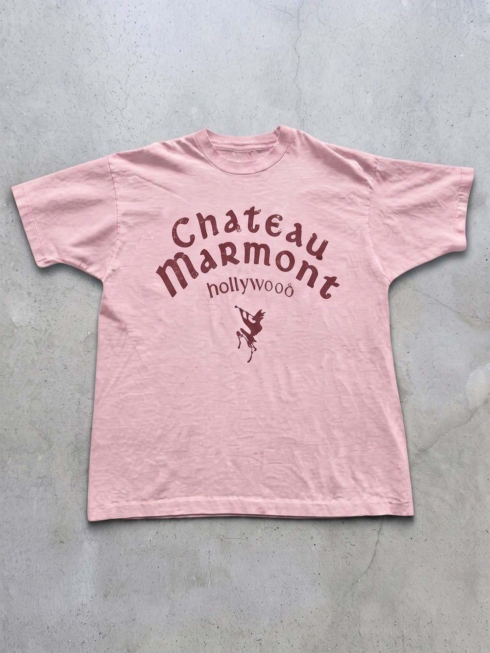 Gildan Chateau Marmont Pink Graphic Tee